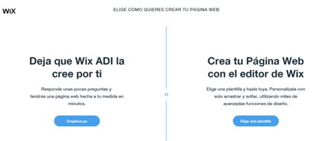 wix iniciar sesion.